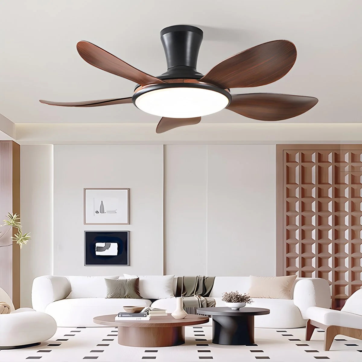 Antizer Silent Remote Control LED Ceiling Fan Light