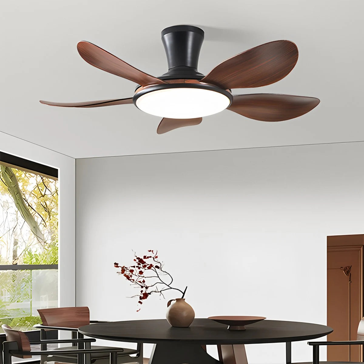 Antizer Silent Remote Control LED Ceiling Fan Light