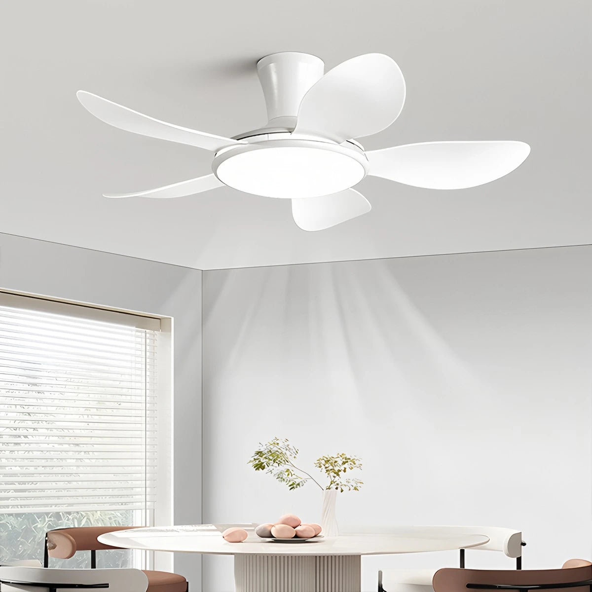 Antizer Silent Remote Control LED Ceiling Fan Light