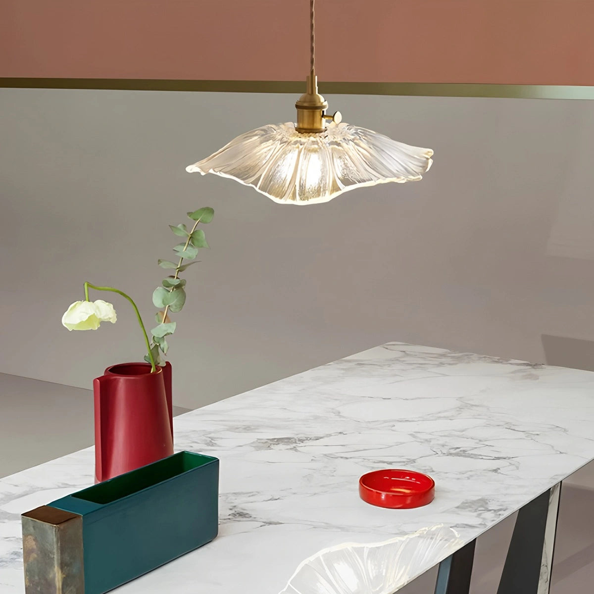 Antizer Isabel Glass Pendant Light for Kitchen Island