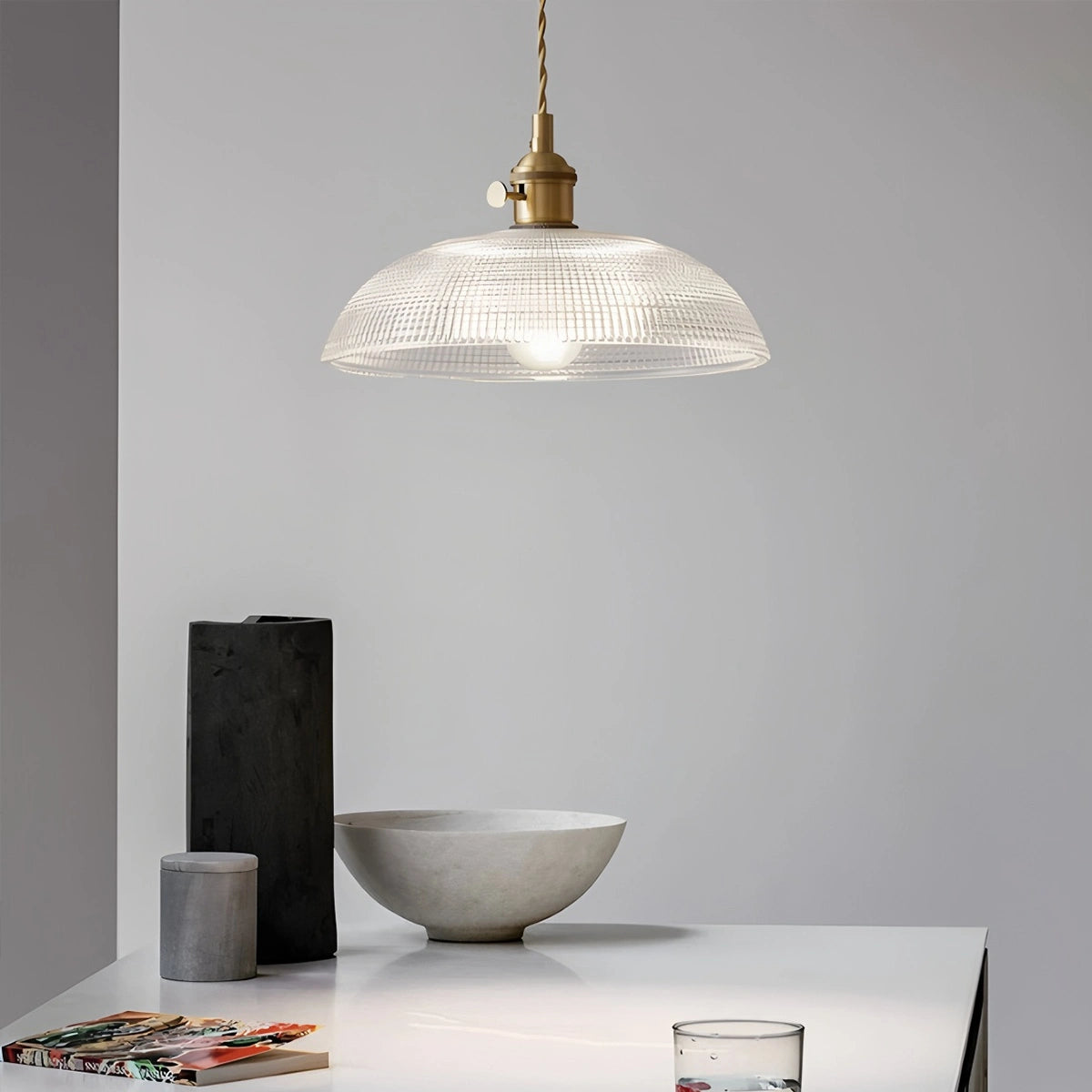Antizer Isabel Glass Pendant Light for Kitchen Island