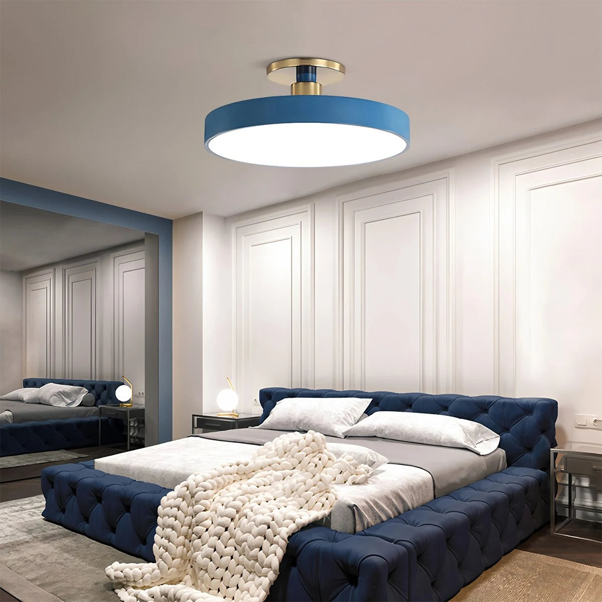 Antizer Isla Flush Mount Ceiling Lamp for Bedroom