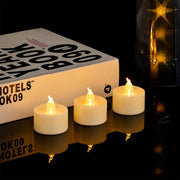 Antizer Ivory  LED Flameless Candle Tealights 100 Pack × 18
