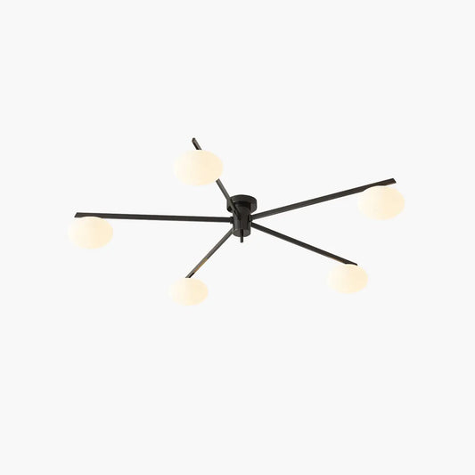 Antizer Modern Multi-Arm Semi Flush Mount Ceiling Light