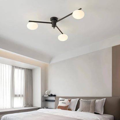 Antizer Modern Multi-Arm Semi Flush Mount Ceiling Light