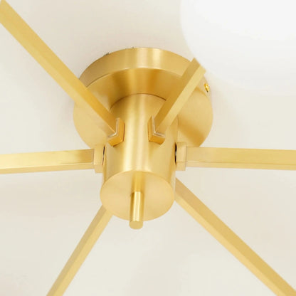 Antizer Modern Multi-Arm Semi Flush Mount Ceiling Light