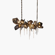 Antizer Kallisto Sculptural Glass Chandelier for Dining Room