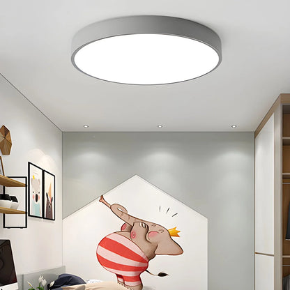 Antizer LED Minimalist Circular Macaron Ceiling Light