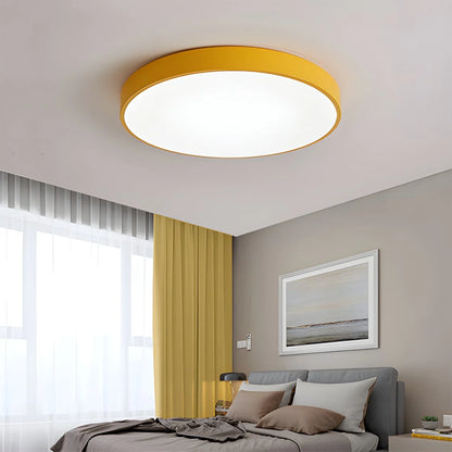 Antizer LED Minimalist Circular Macaron Ceiling Light