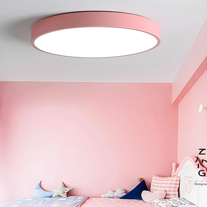 Antizer LED Minimalist Circular Macaron Ceiling Light