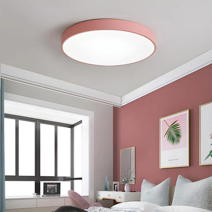 Antizer LED Minimalist Circular Macaron Ceiling Light