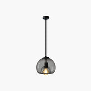 Antizer Smoky Grey Glass Pendant Light