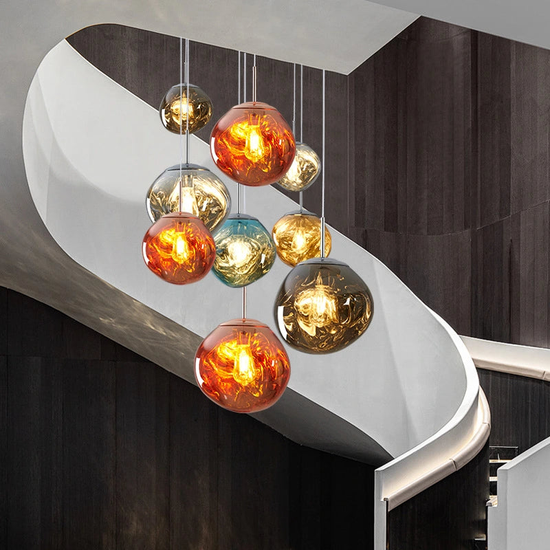 Antizer Large Lava Chandelier Customization