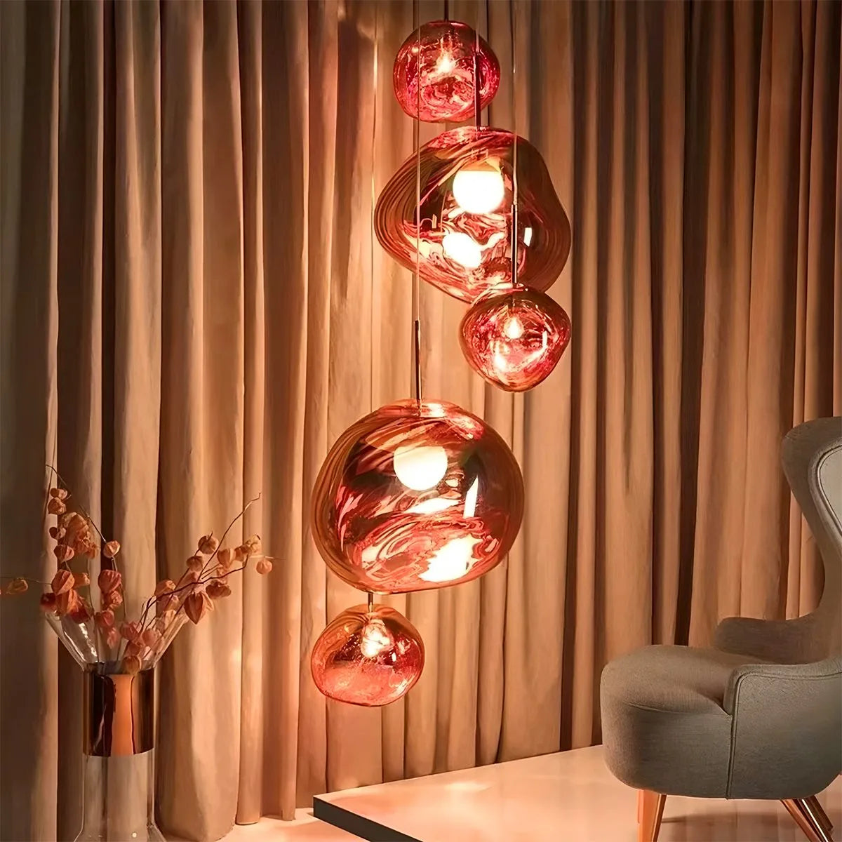 Antizer Lava Drops Minimalist Chandelier