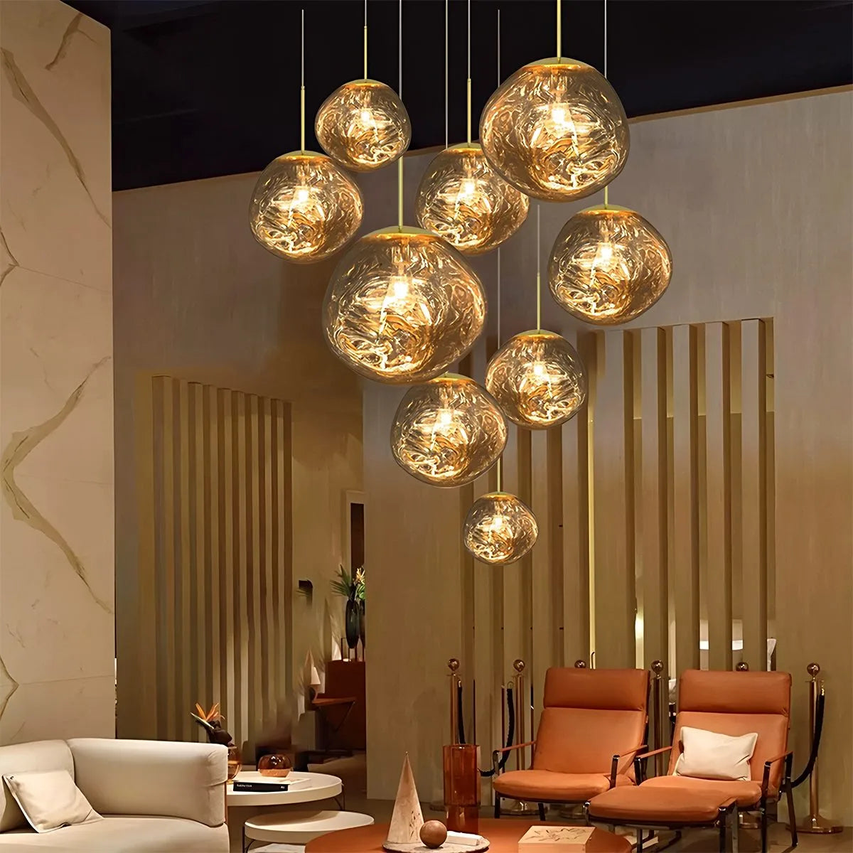 Antizer Lava Drops Minimalist Chandelier