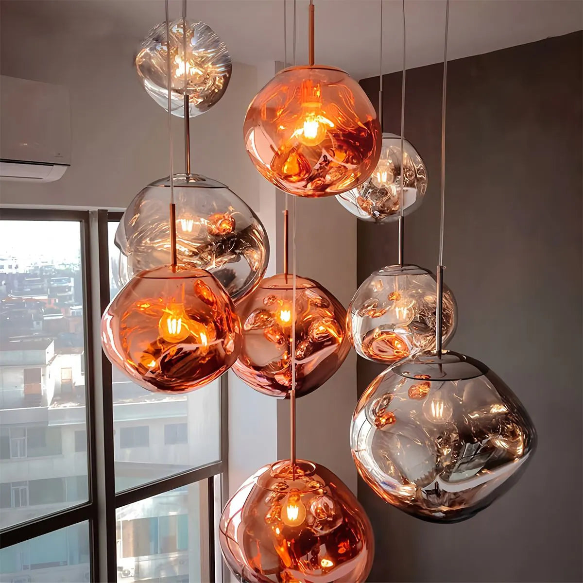 Antizer Lava Drops Minimalist Chandelier
