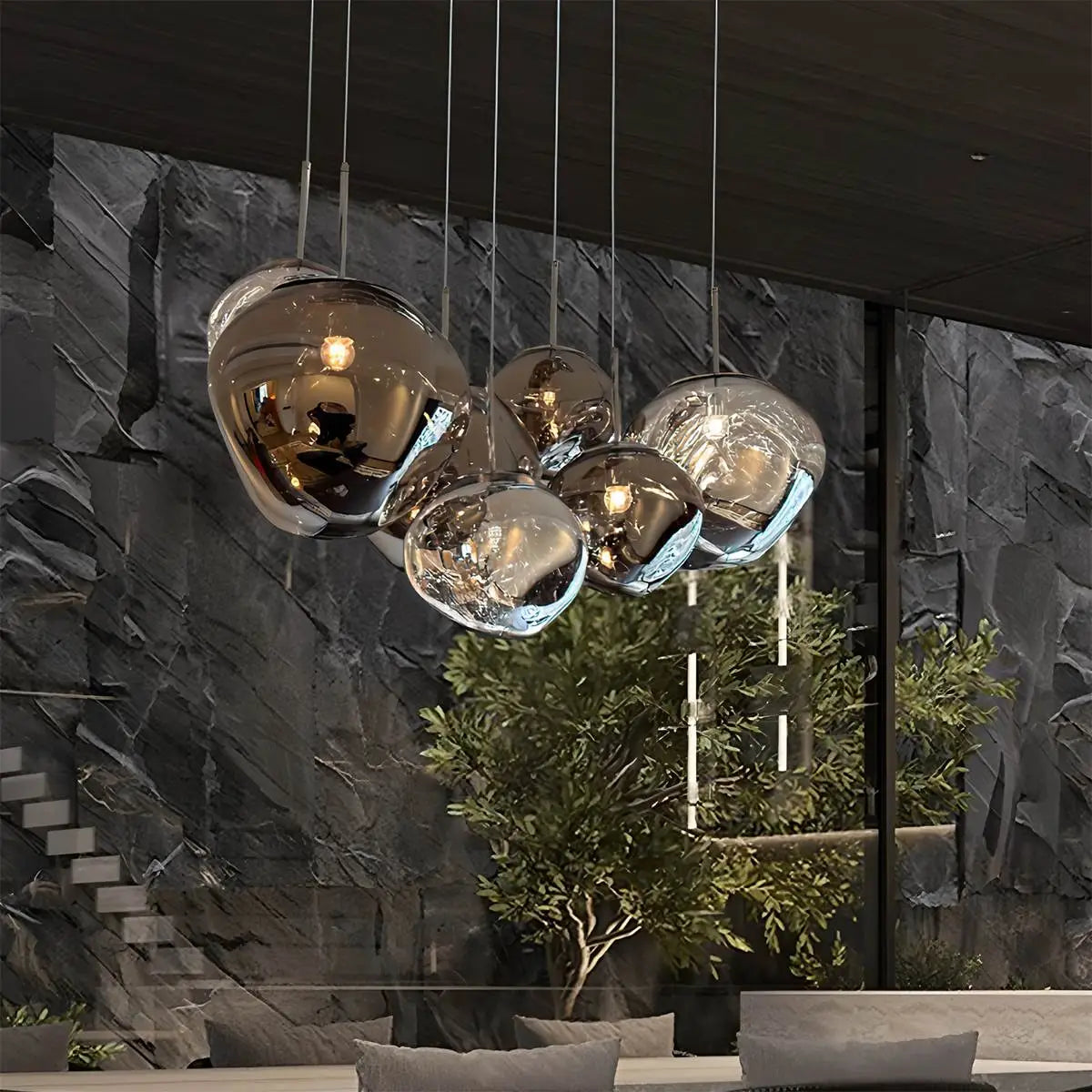 Antizer Lava Drops Minimalist Chandelier