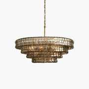 Antizer Light Luxury Murano Ring Layered Glass Chandelier