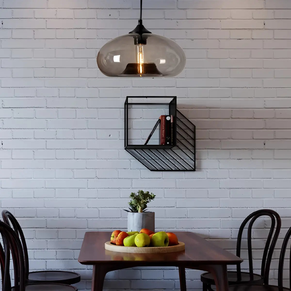 Antizer Colorful Glass Pendant Light for Dining Area
