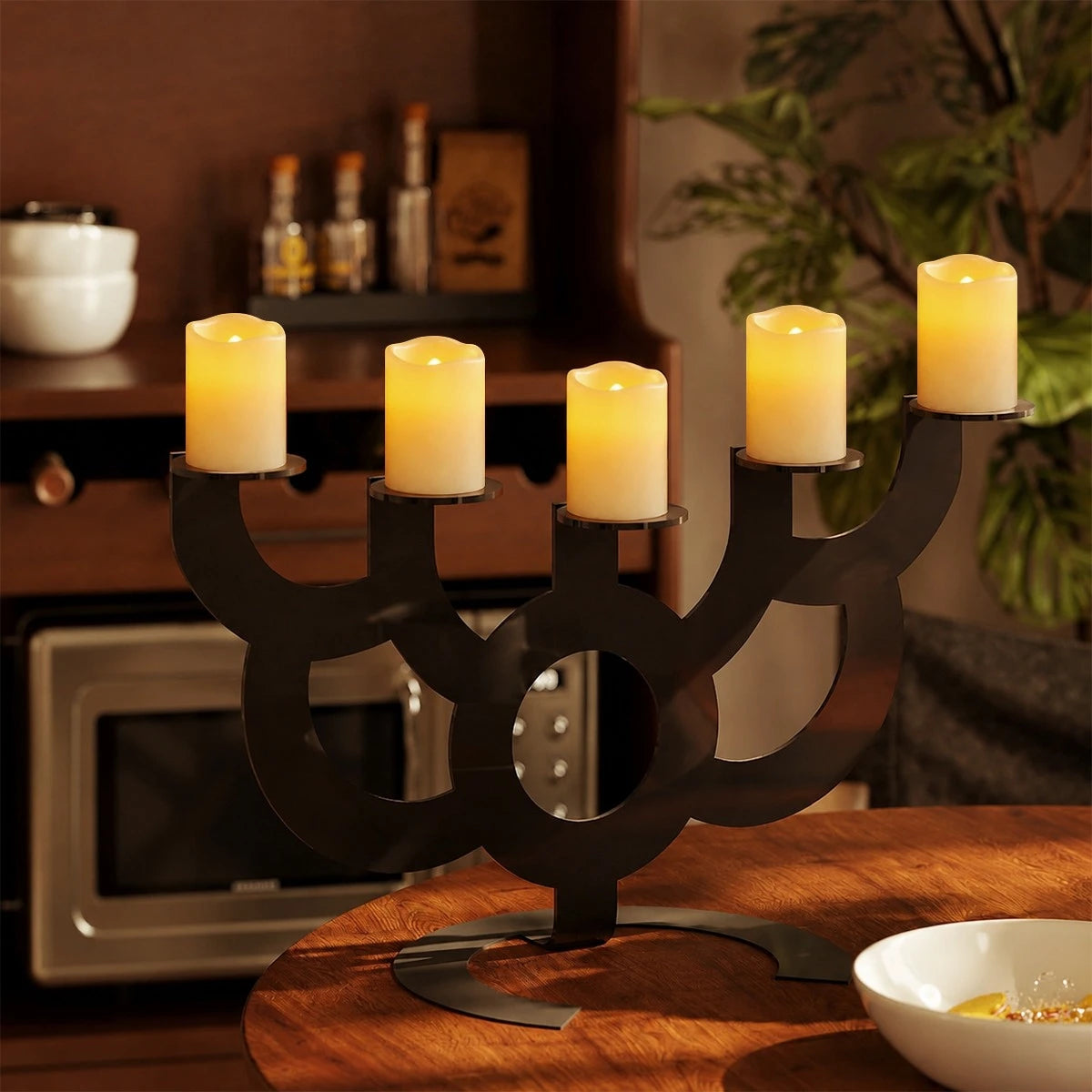 Antizer Lvory LED Flameless Paraffin Candle 12 Pack × 8