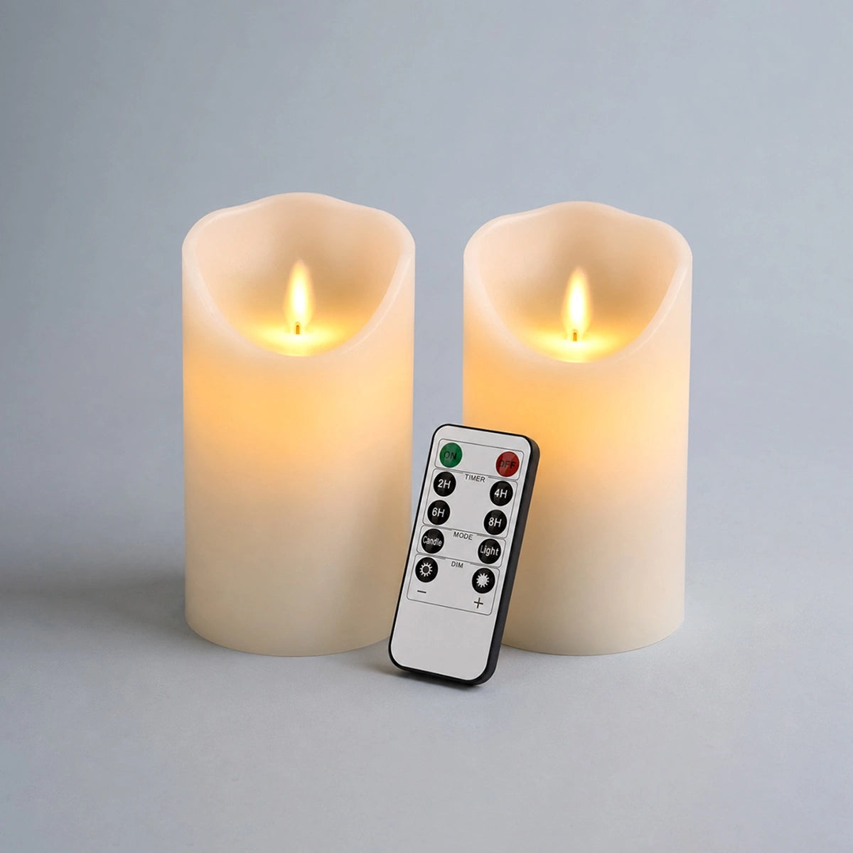 Antizer Lvory LED Flameless Paraffin Candle 2 Pack × 20