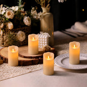 Antizer Ivory LED Flameless Paraffin Candle 2 Pack × 20
