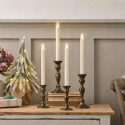 Antizer Ivory Smooth Flameless Taper Candle 24 Pack × 16
