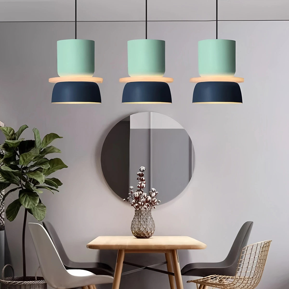 Antizer Macaron Pendant Light for Dining Room