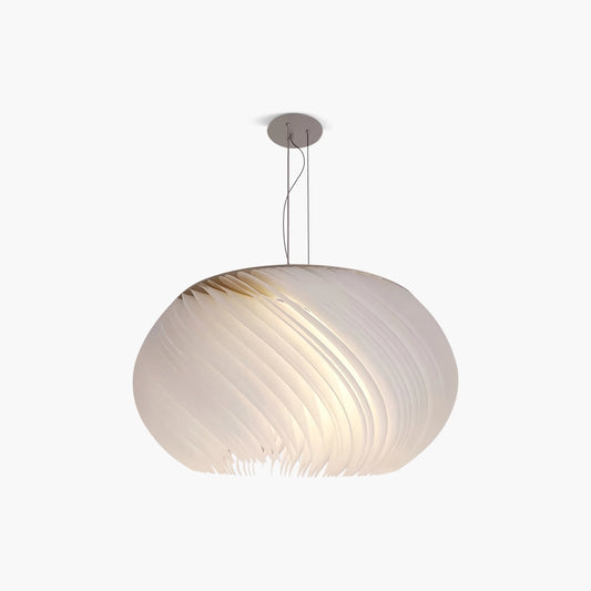 Antizer White Acrylic Petal Pendant Light for Living Room