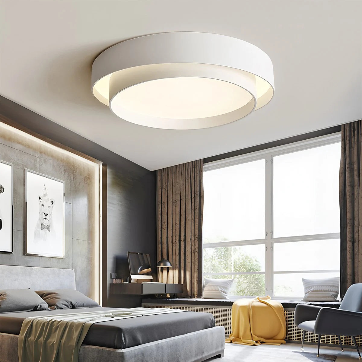 Antizer Melody Circular Ceiling Lamp for Bedroom
