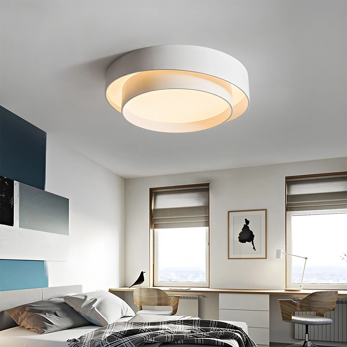 Antizer Melody Circular Ceiling Lamp for Bedroom