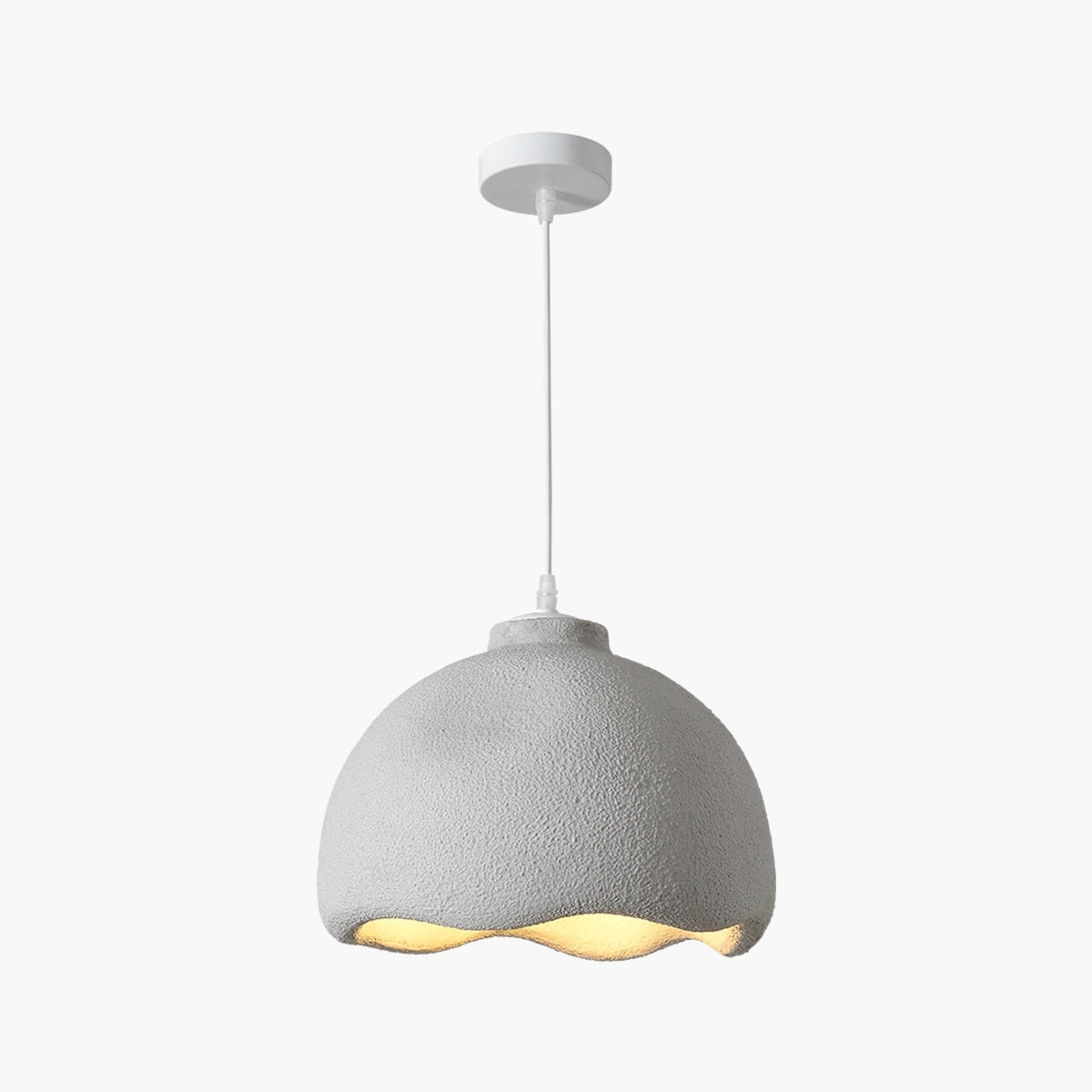 Antizer Micro Cement Pendant Light for Kitchen Dining Area