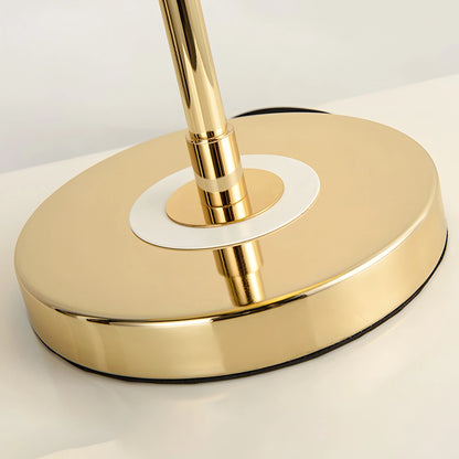 Antizer Mid-Century Round Table Lamp with Pull Chain