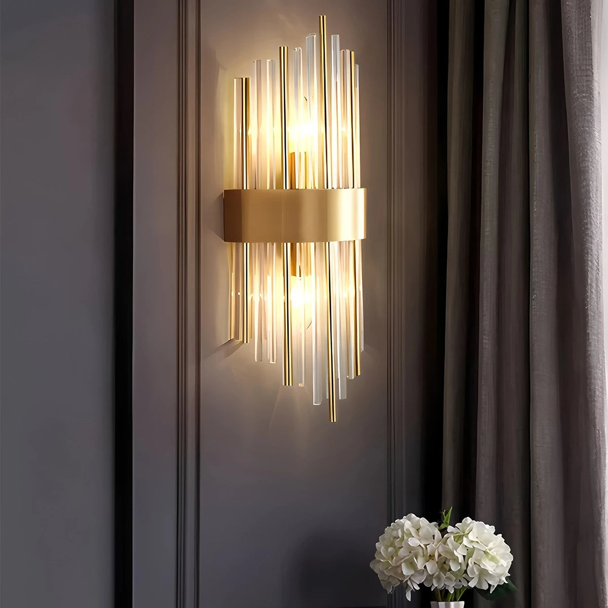 Antizer Minimal Luxury Glass Wall Lamp