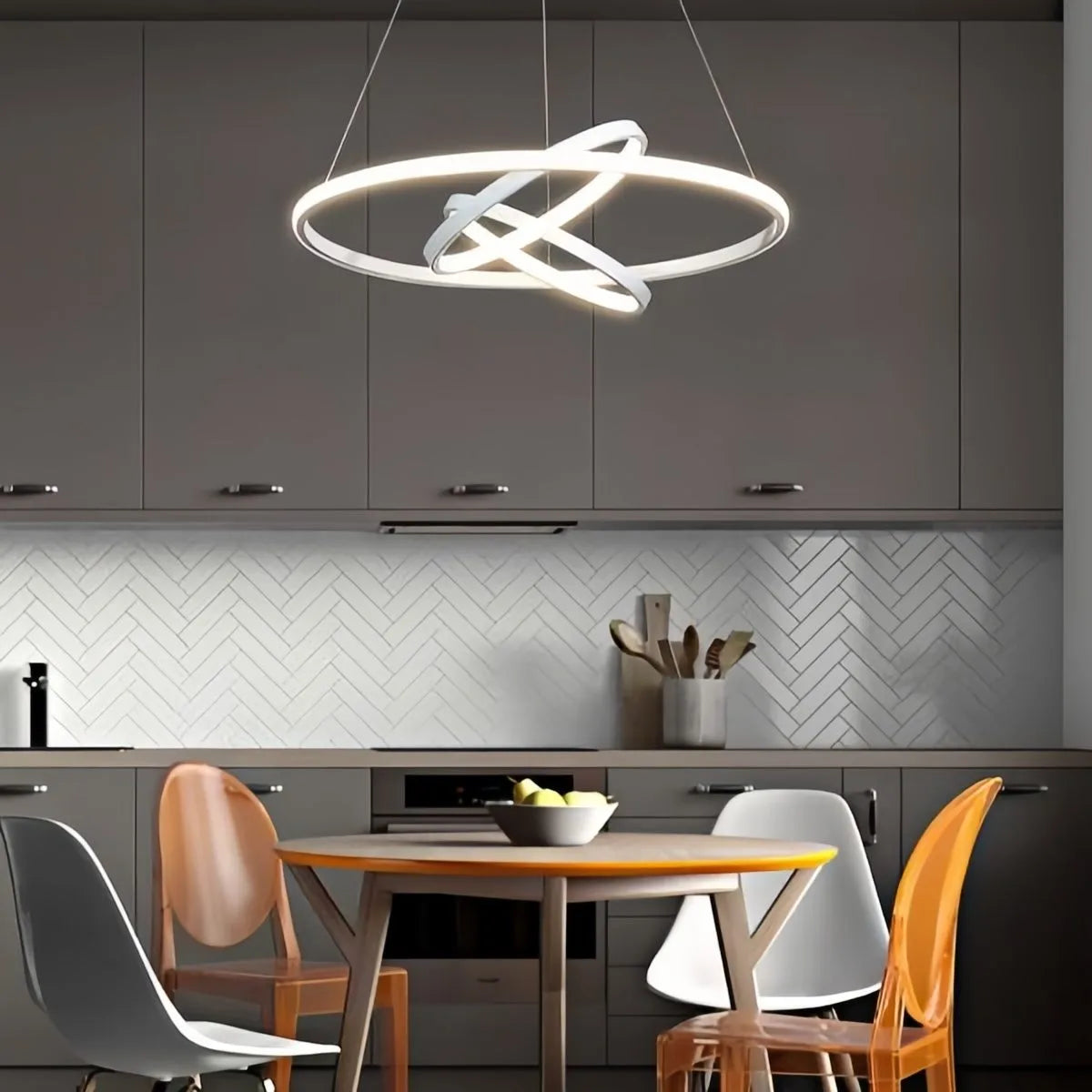 Antizer Minimalist Circular Chandelier