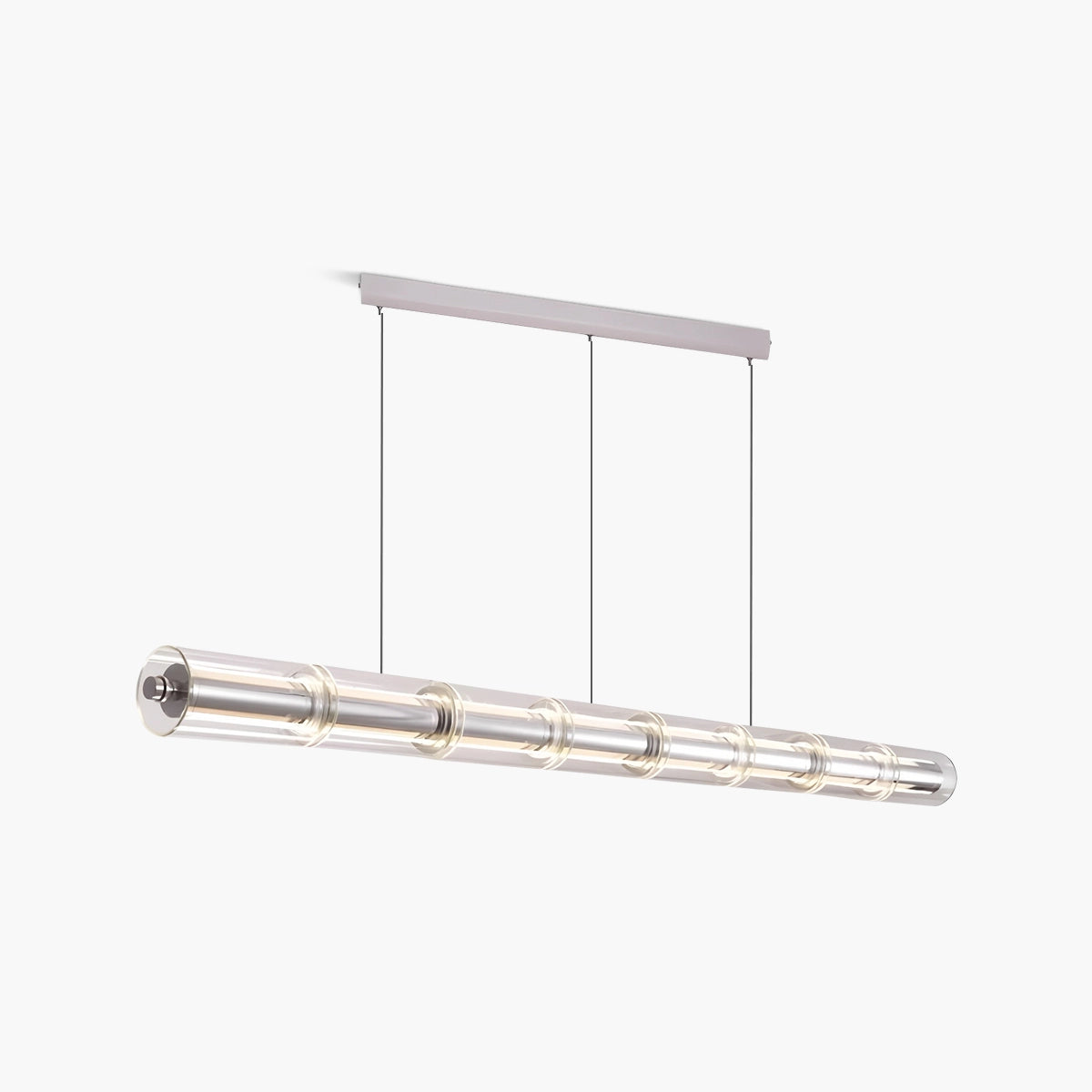 Antizer Minimalist Long Glass Pendant Light