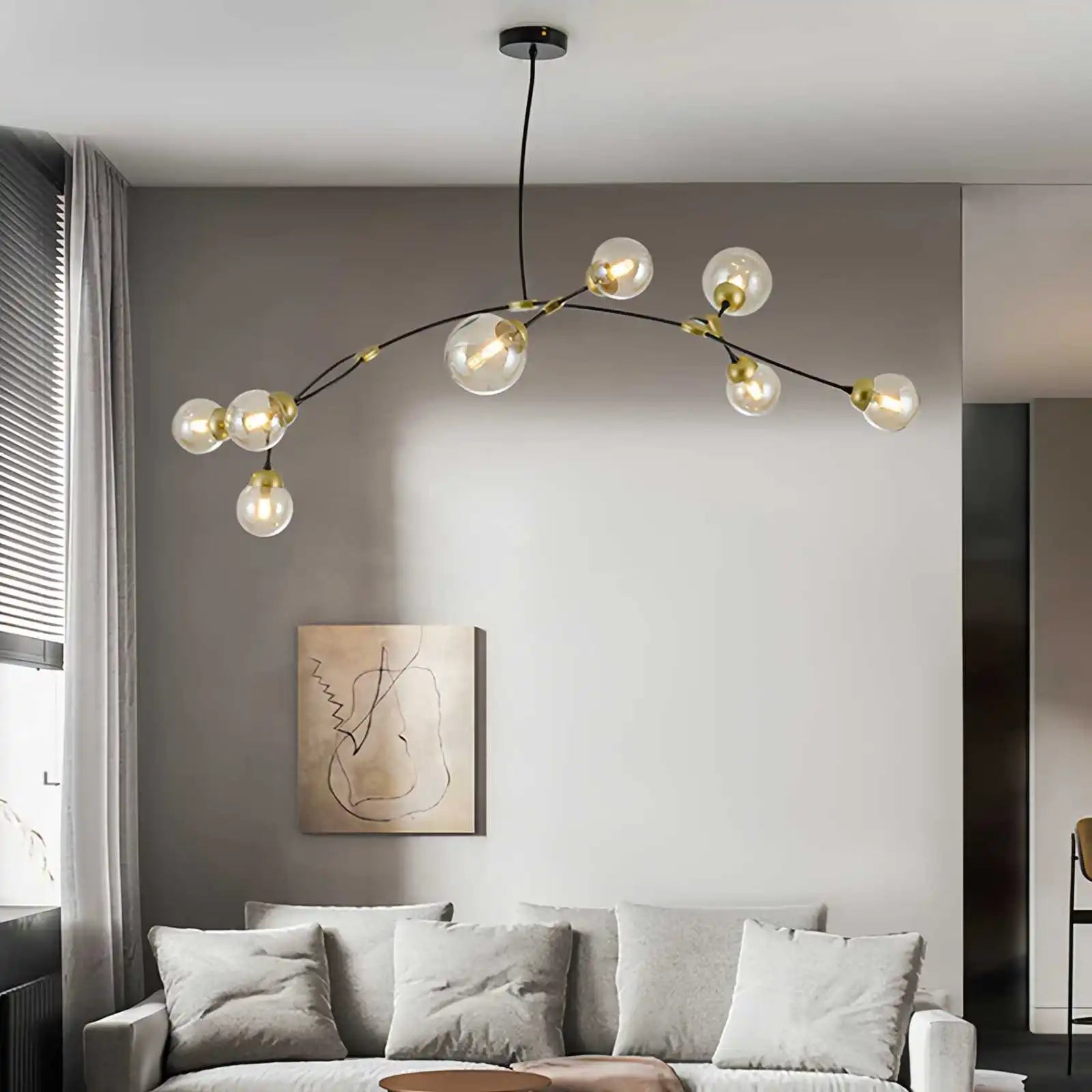 Antizer Minimalist Metal Chandelier