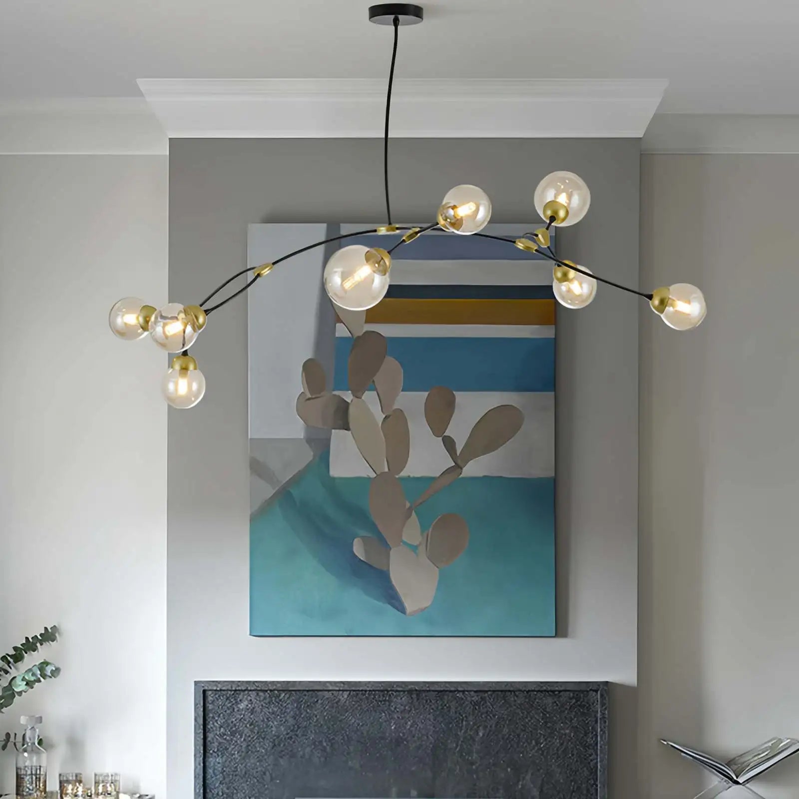 Antizer Minimalist Metal Chandelier