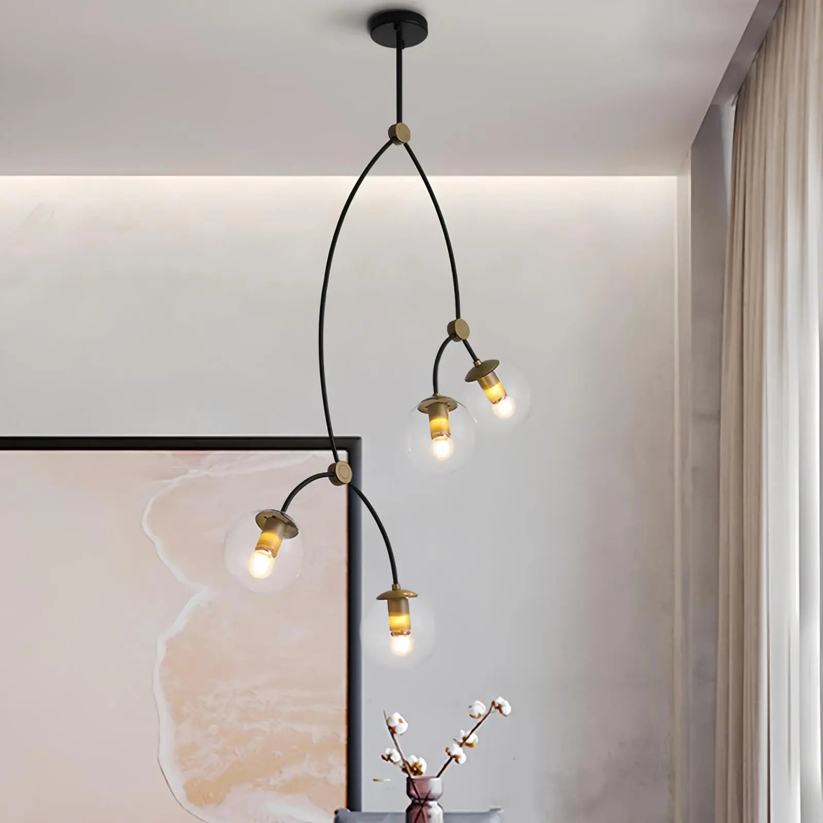 Antizer Minimalist Metal Chandelier