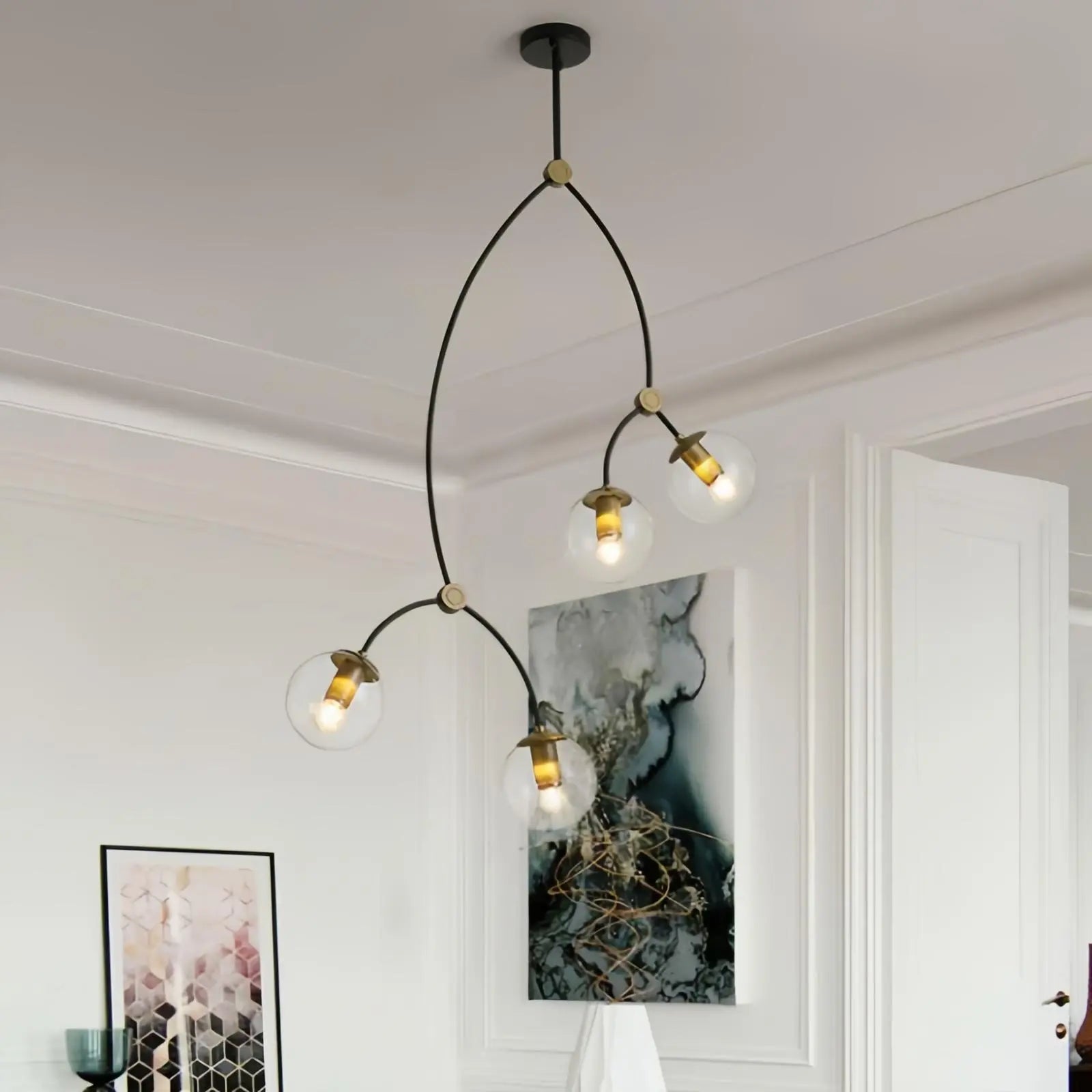 Antizer Minimalist Metal Chandelier