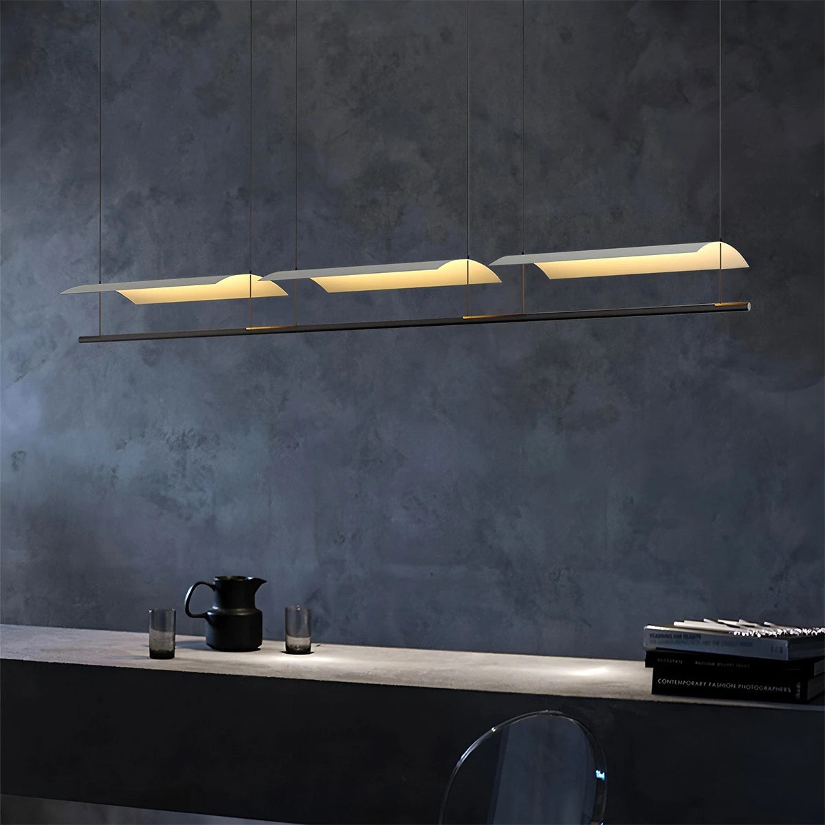 Antizer Minimalist Tile Shape Dining Room Pendant Light