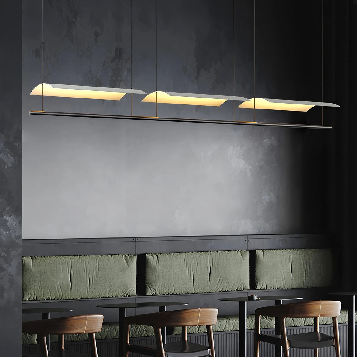 Antizer Minimalist Tile Shape Dining Room Pendant Light