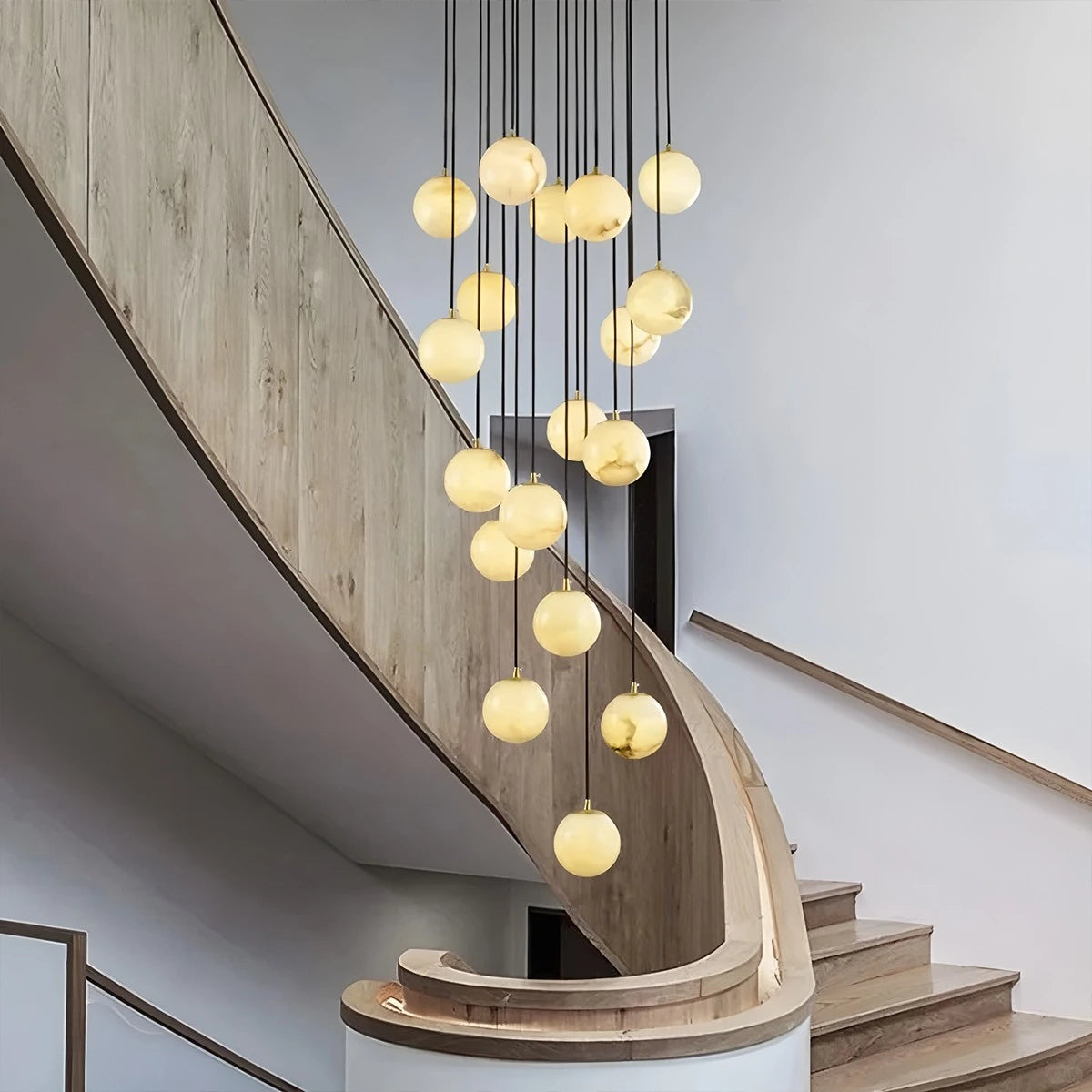 Antizer Modern Attic 3D Moon Celestial Chandelier