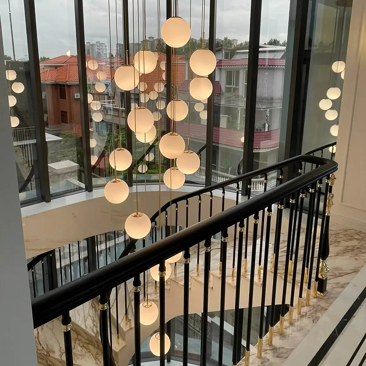 Antizer Modern Attic 3D Moon Celestial Chandelier