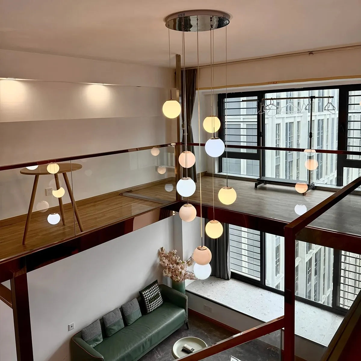 Antizer Modern Attic 3D Moon Celestial Chandelier