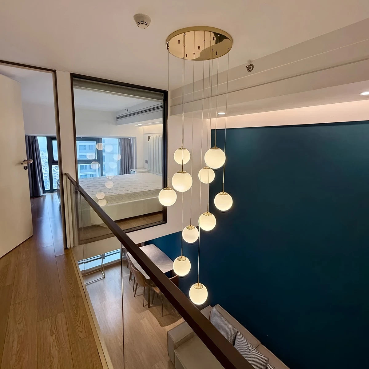 Antizer Modern Attic 3D Moon Celestial Chandelier