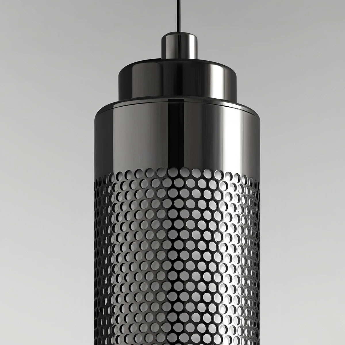 Antizer Industrial Glass Pendant Light for Bedroom