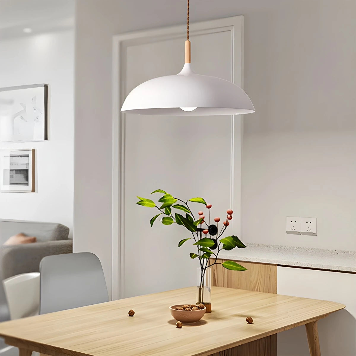 Antizer Modern Dome Macaron Pendant Light for Kitchen Island