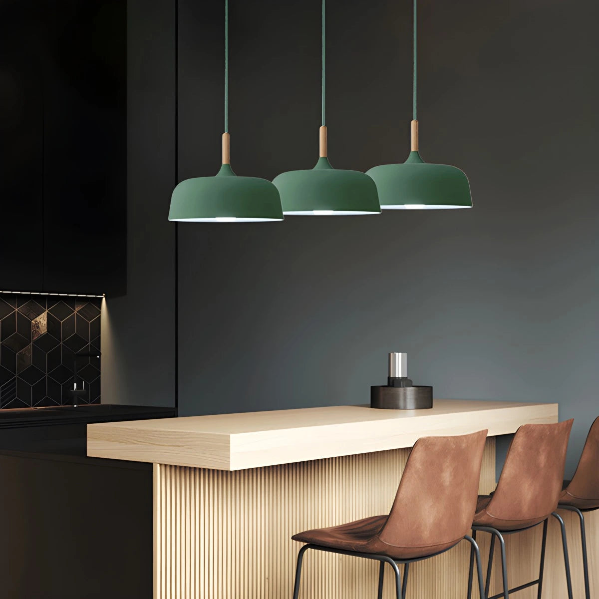 Antizer Modern Dome Macaron Pendant Light for Kitchen Island