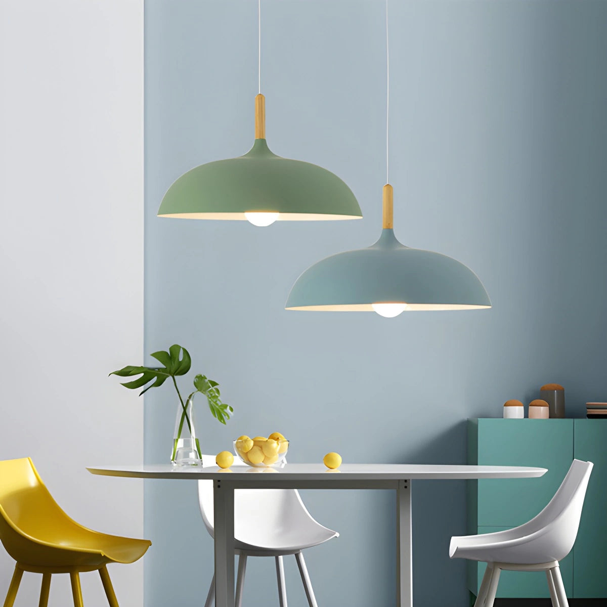 Antizer Modern Dome Macaron Pendant Light for Kitchen Island